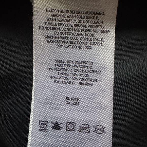 Columbia Long Quilted Insulated Puffer Jacket Warm Winter Coat Outdoor Black XL - Picture 6 of 7